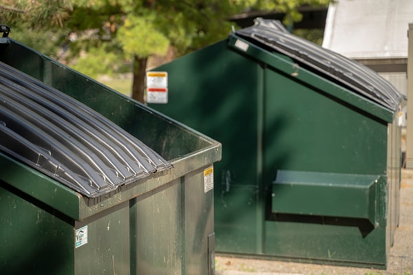 the rental cost for commercial dumpsters varies based on the size of the dumpster and the frequency of pickups